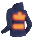 Hoodie com aquecimento - Senhora | Dual Heating - Azul-marinho