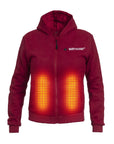 Hoodie com aquecimento PRO | Senhora - Borgonha
