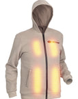 Hoodie com aquecimento - Homem | Dual Heating - Bege