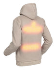 Hoodie com aquecimento - Homem | Dual Heating - Bege