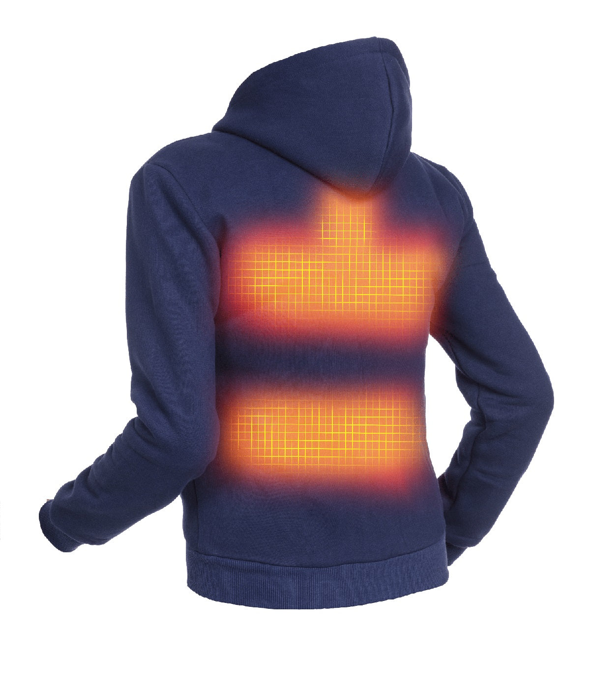 Hoodie com aquecimento - Senhora | Dual Heating - Azul-marinho