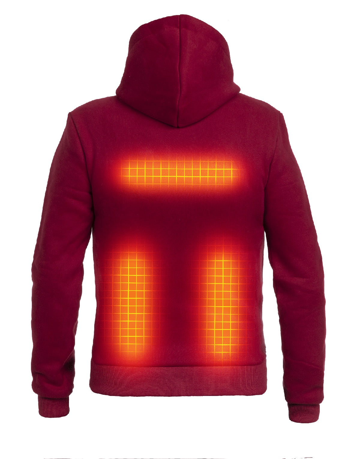 Hoodie com aquecimento PRO | Senhora - Borgonha