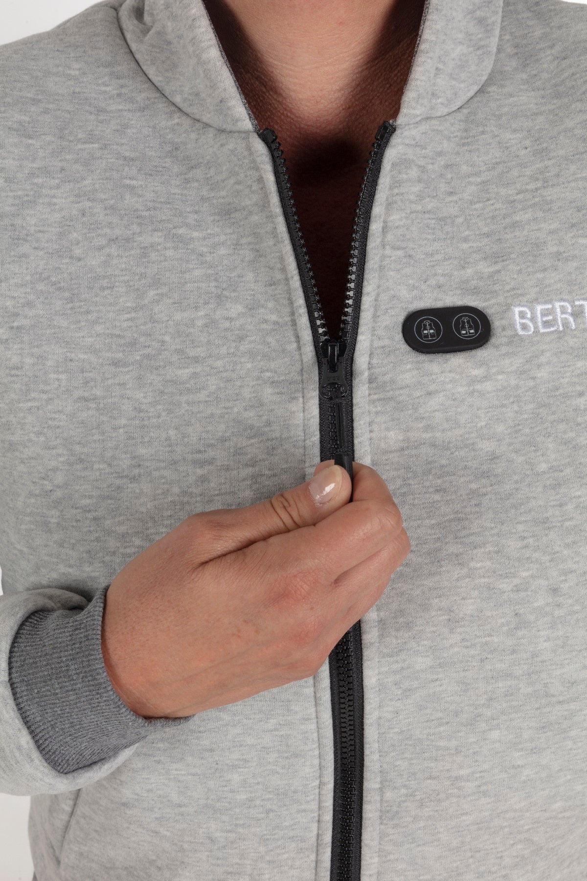 Hoodie com aquecimento - Senhora | Dual Heating  - Cinzento