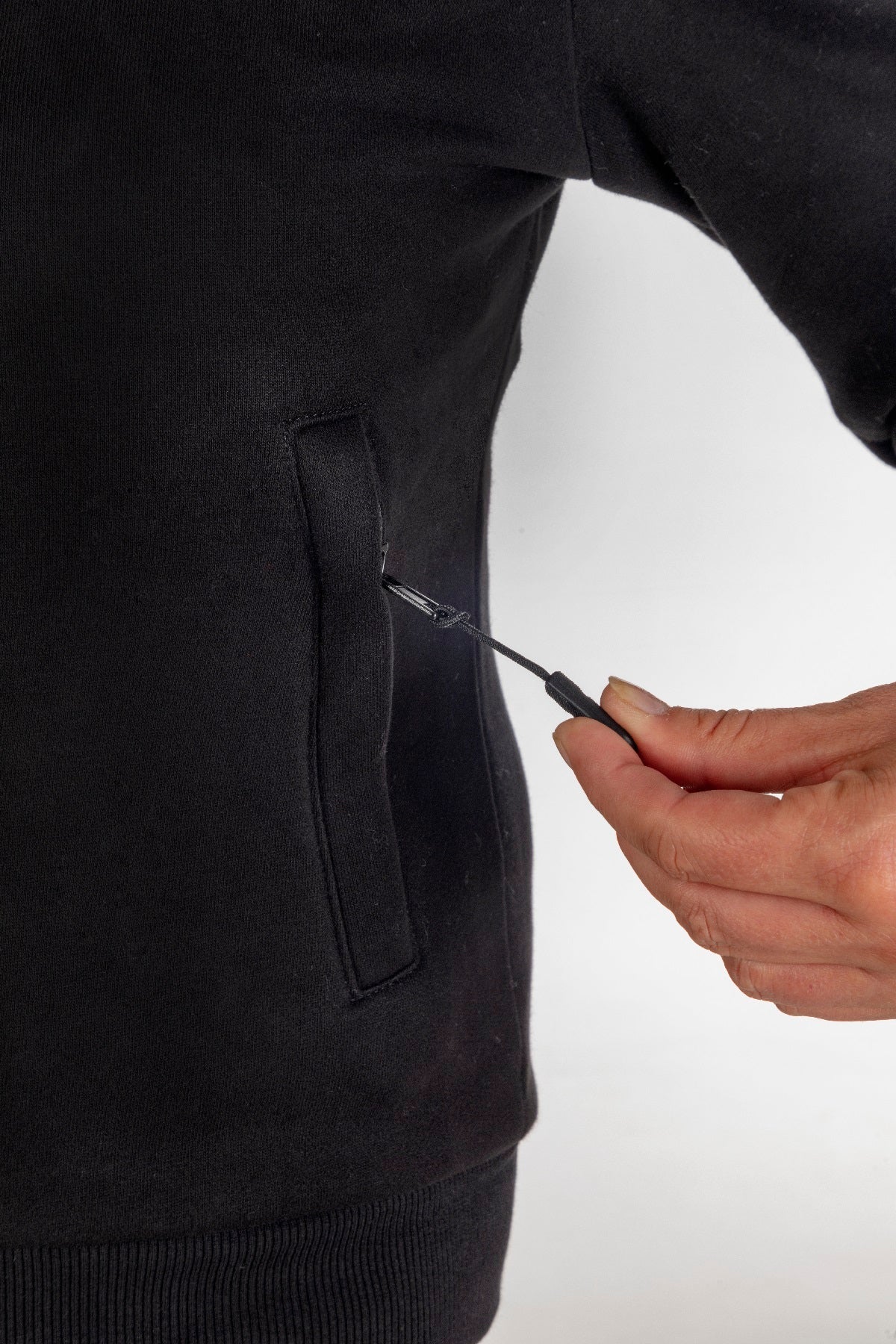 Hoodie com aquecimento - Senhora | Dual Heating  - Preto
