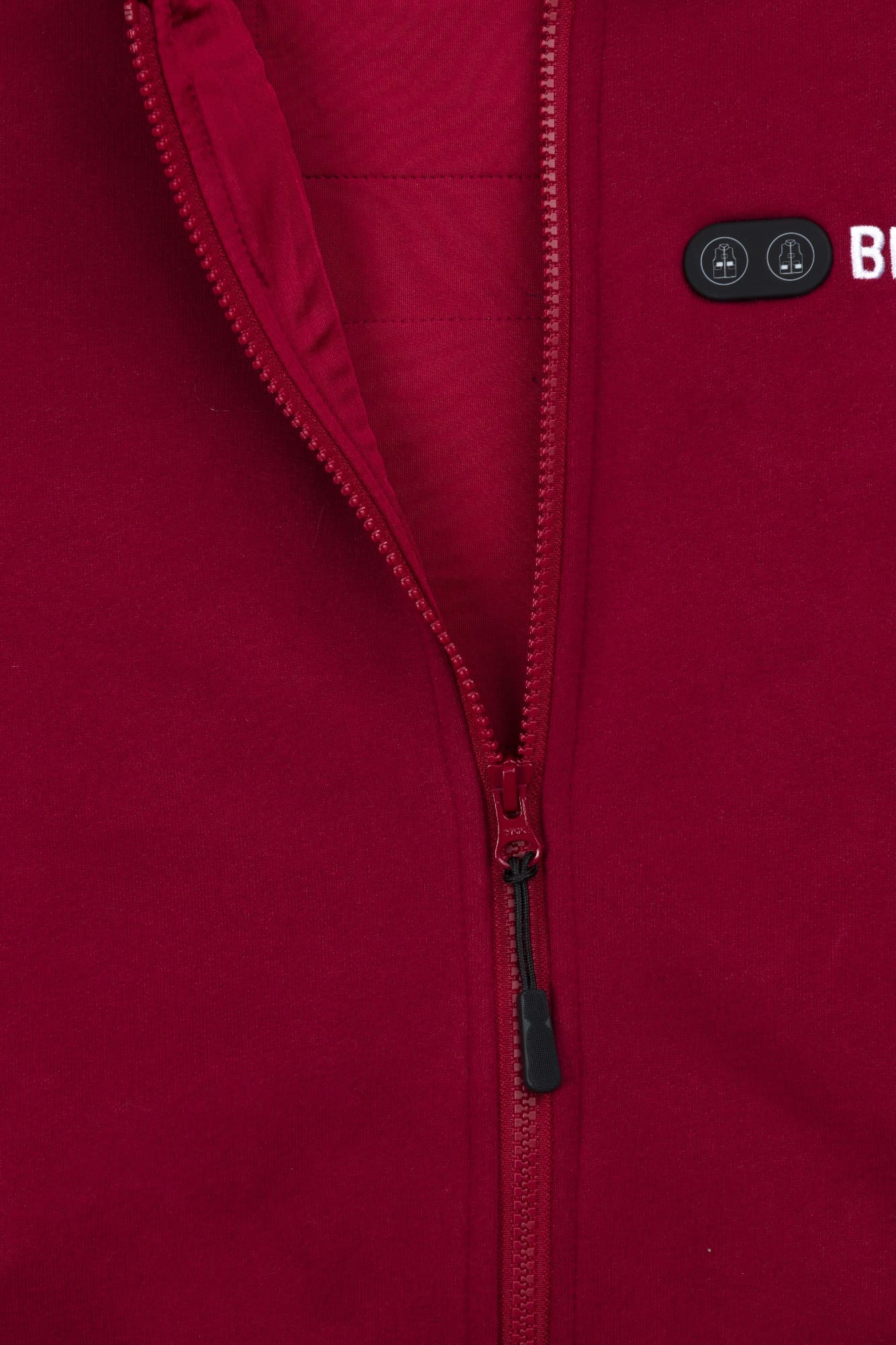 Hoodie com aquecimento - Senhora | Dual Heating - Borgonha