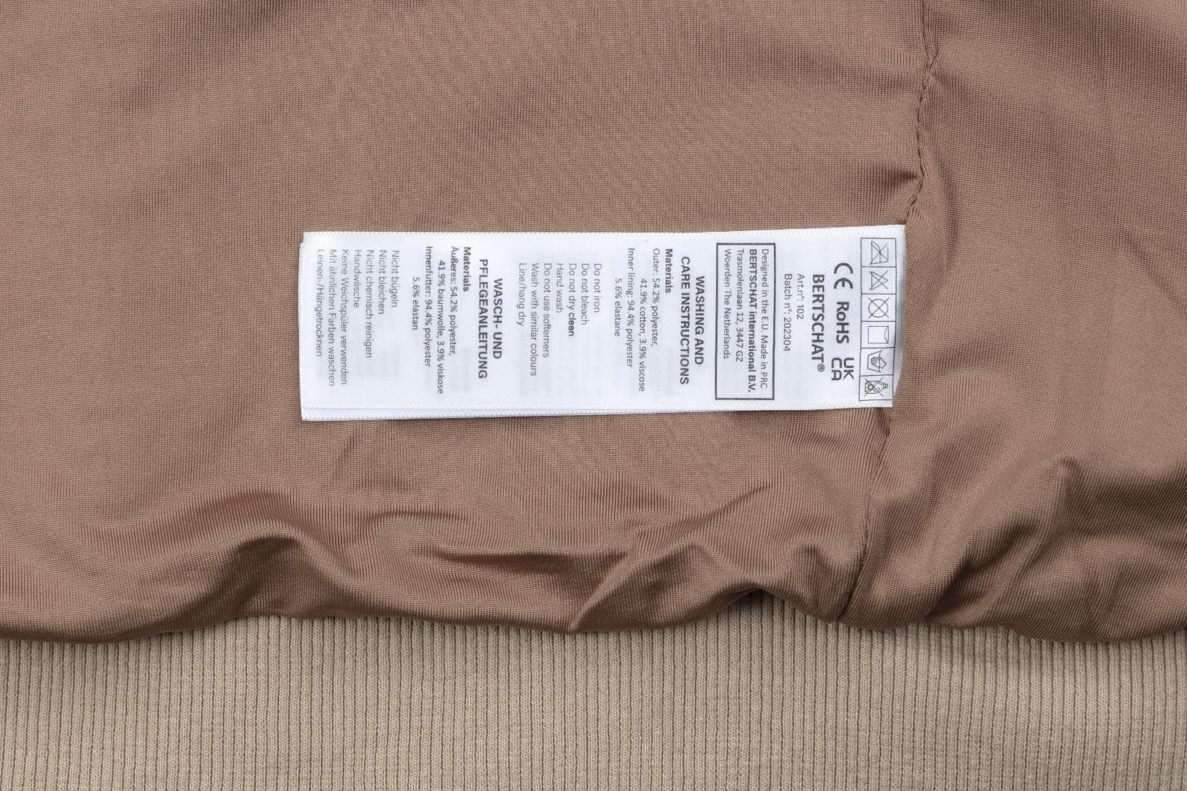 Hoodie com aquecimento - Senhora | Dual Heating - Bege